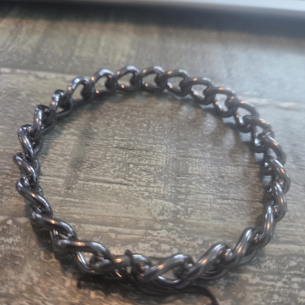 🌹#143 Paparazzi Men's Bold Silver Bracelet